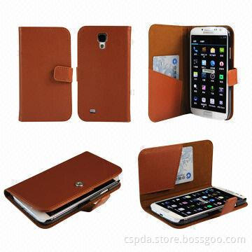 2013 New Arrival Flip PU Leather Wallet Case for Samsung Galaxy S4